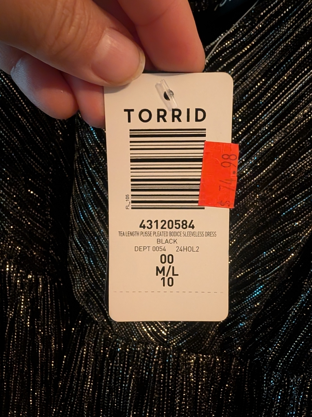 Torrid Silver Maxi Dress - Picture 3 of 3